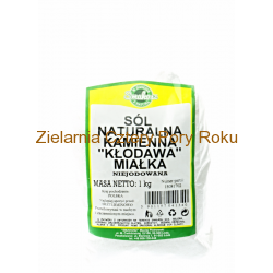 Sól kłodawska miałka Sól kamienna niejodowana 1 kg Smakosz
